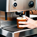 Focused Barista Practice**

"A young adult, fully clothed in appropriate barista attire, practicing espresso extraction at a clean, professional-grade espresso machine. The setting is a bright, modern kitchen with stainless steel appliances. They are meticulously tamping coffee grounds.  Perfect anatomy, correct proportions, natural pose, well-formed hands, proper finger count. Focus on cleanliness and precise technique. Safe for work, appropriate content, professional, family-friendly. High quality, professional photography."

**