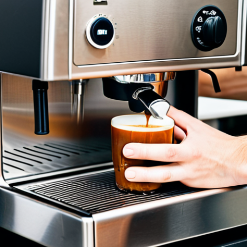 Focused Barista Practice**

"A young adult, fully clothed in appropriate barista attire, practicing espresso extraction at a clean, professional-grade espresso machine. The setting is a bright, modern kitchen with stainless steel appliances. They are meticulously tamping coffee grounds.  Perfect anatomy, correct proportions, natural pose, well-formed hands, proper finger count. Focus on cleanliness and precise technique. Safe for work, appropriate content, professional, family-friendly. High quality, professional photography."

**